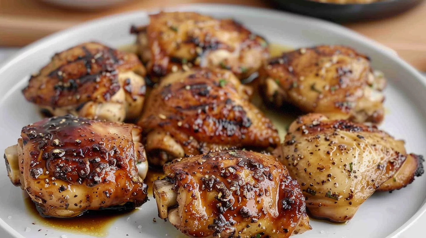 Air Fryer Salt and Pepper Balsamic Chicken