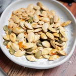Air Fryer Salt and Vinegar Pumpkin Seeds