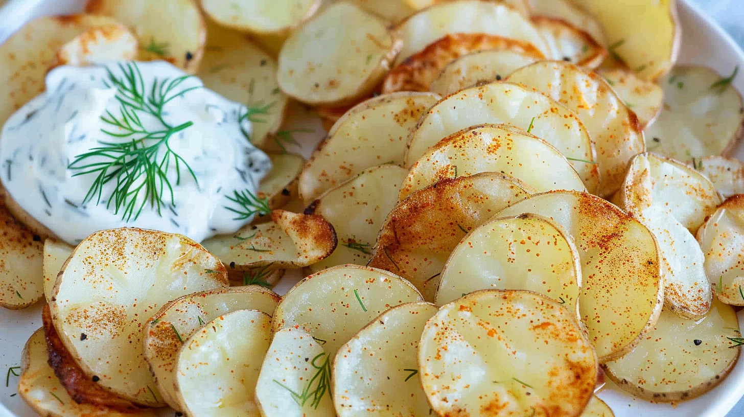 Air Fryer Sliced Potatoes