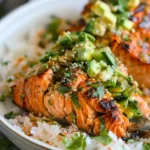Air Fryer Spicy Hasselback Salmon