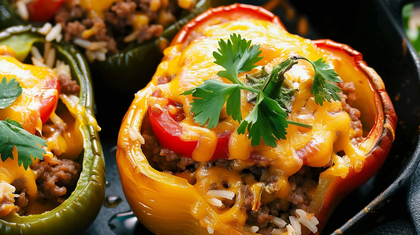 Air Fryer Stuffed Peppers