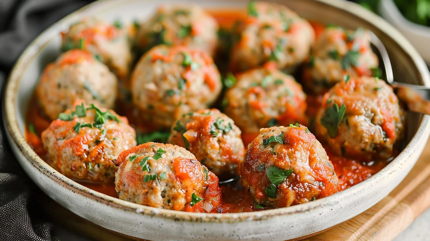 Air Fryer Turkey Meatballs