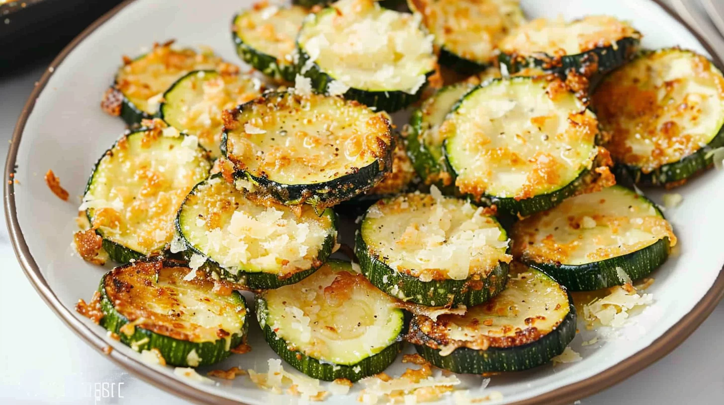 Air Fryer Zucchini With Parmesan