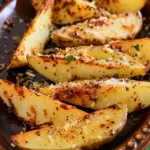 Baked Garlic Parmesan Potato Wedges