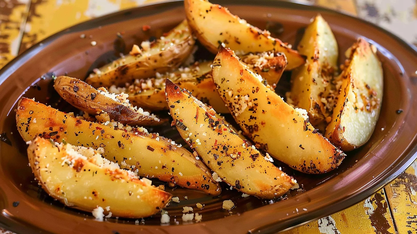 Baked Garlic Parmesan Potato Wedges