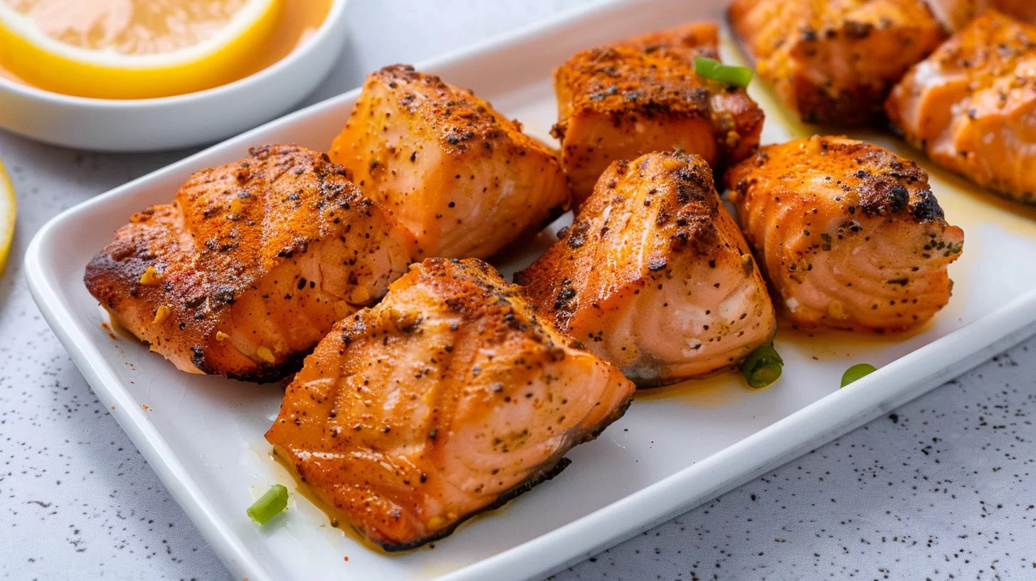Cajun Salmon Bites Air Fryer
