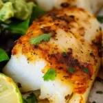Crispy Air Fryer Garlic Buttered Cod