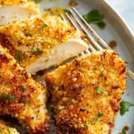 Crispy Air Fryer Parmesan Crusted Chicken Recipe