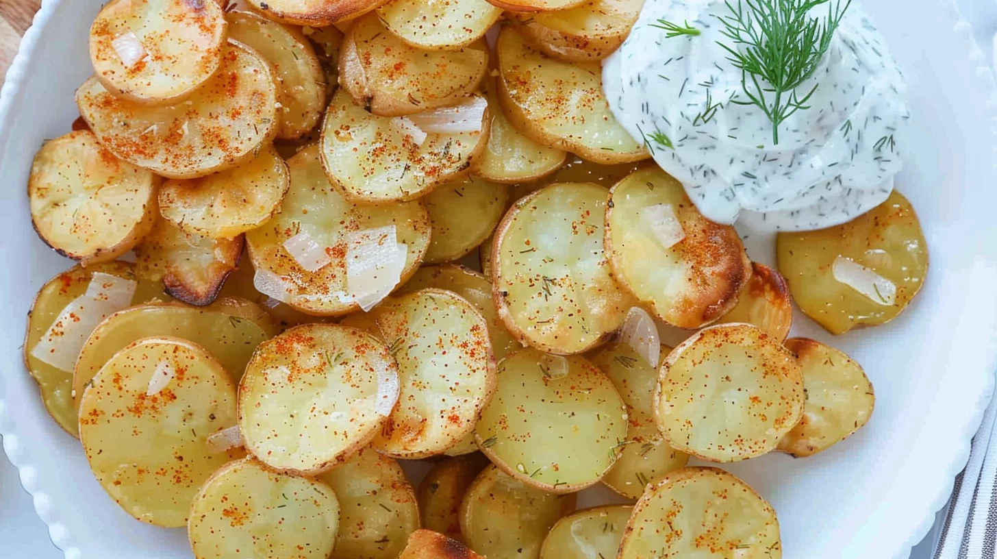 Crispy Air Fryer Sliced Potatoes