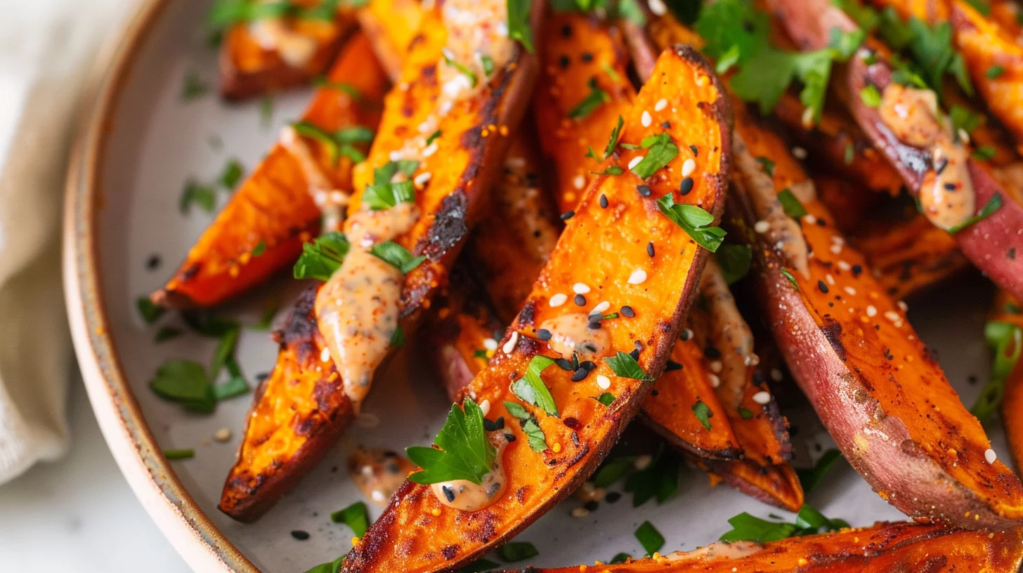 Crispy Air Fryer Sweet Potatoes