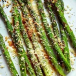 Crispy Garlic Parmesan Air Fryer Asparagus