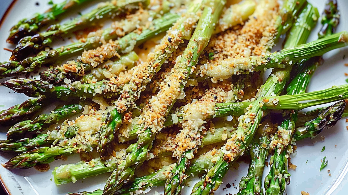 Crispy Garlic Parmesan Air Fryer Asparagus