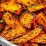 Crispy Herb Seasoned Air Fryer Carrots