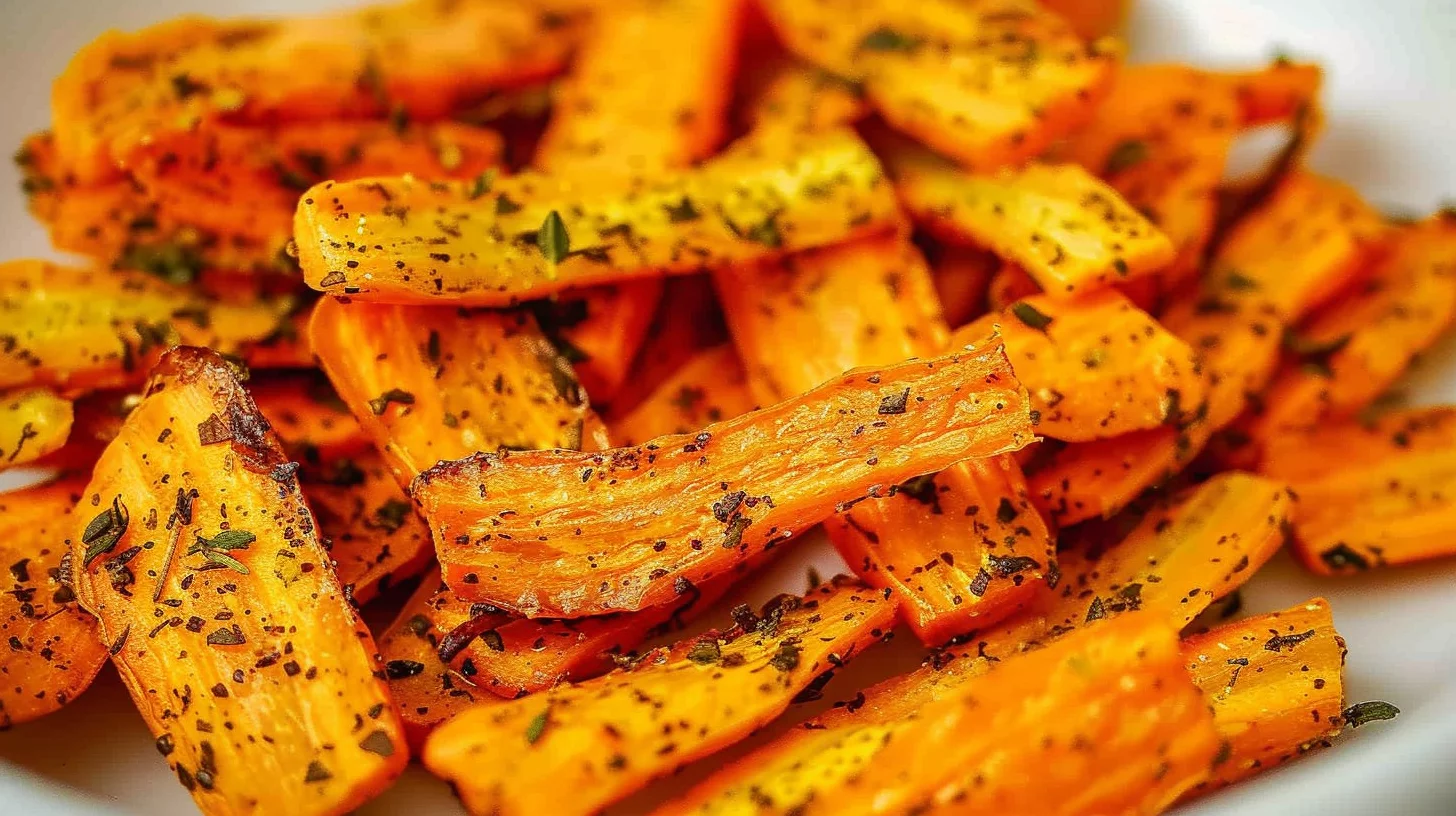 Crispy Herb Seasoned Air Fryer Carrots