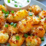 Crispy Parmesan Crusted Potatoes