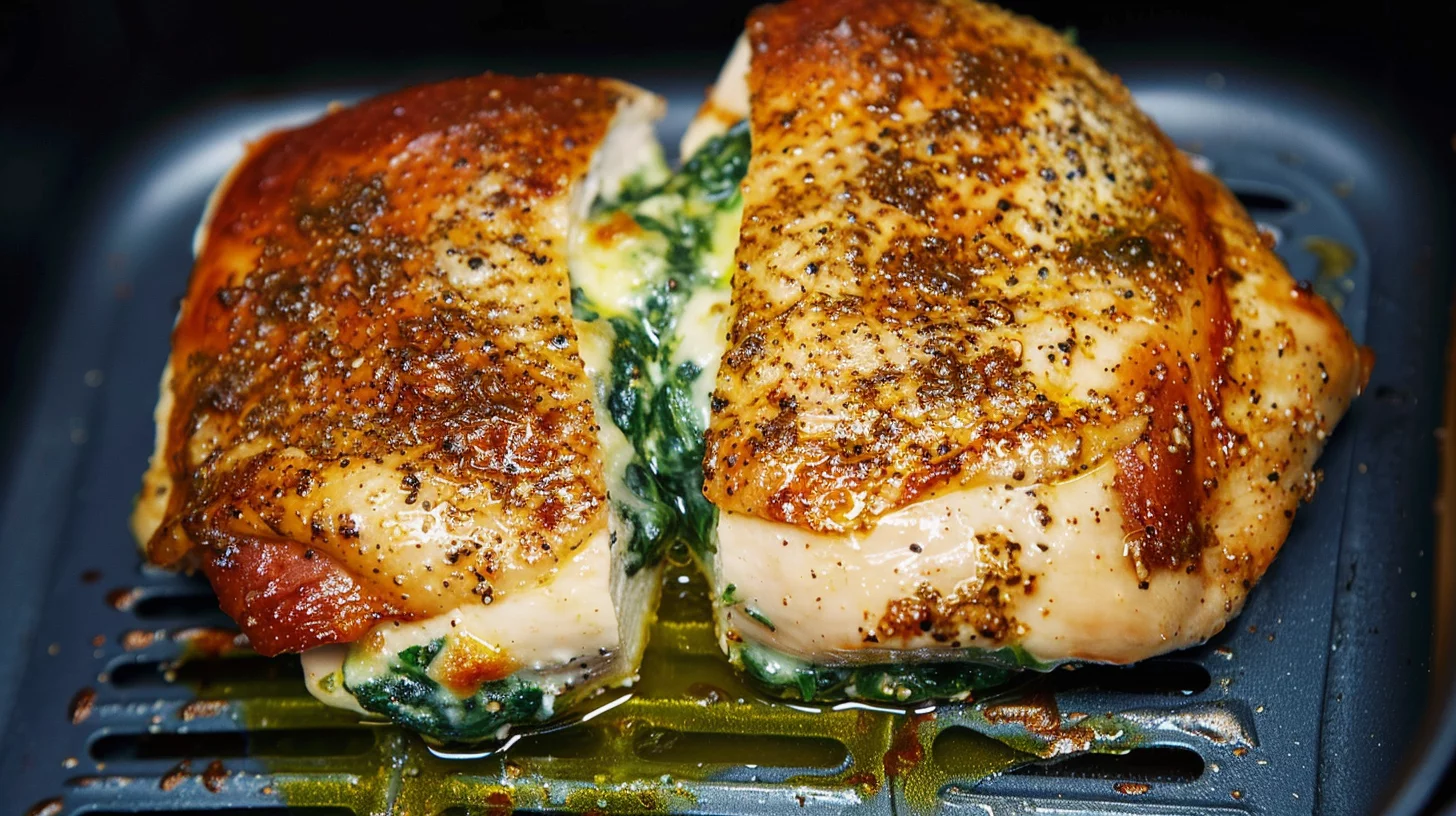 Delicious Air Fryer Stuffed Chicken Breast