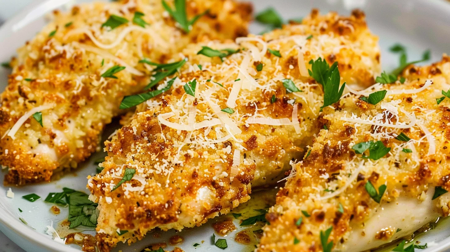 Easy Air Fryer Parmesan Crusted Chicken