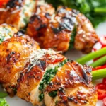 Easy Air Fryer Stuffed Chicken Breasts