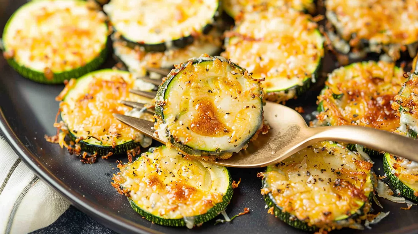 Easy Air Fryer Zucchini Parmesan