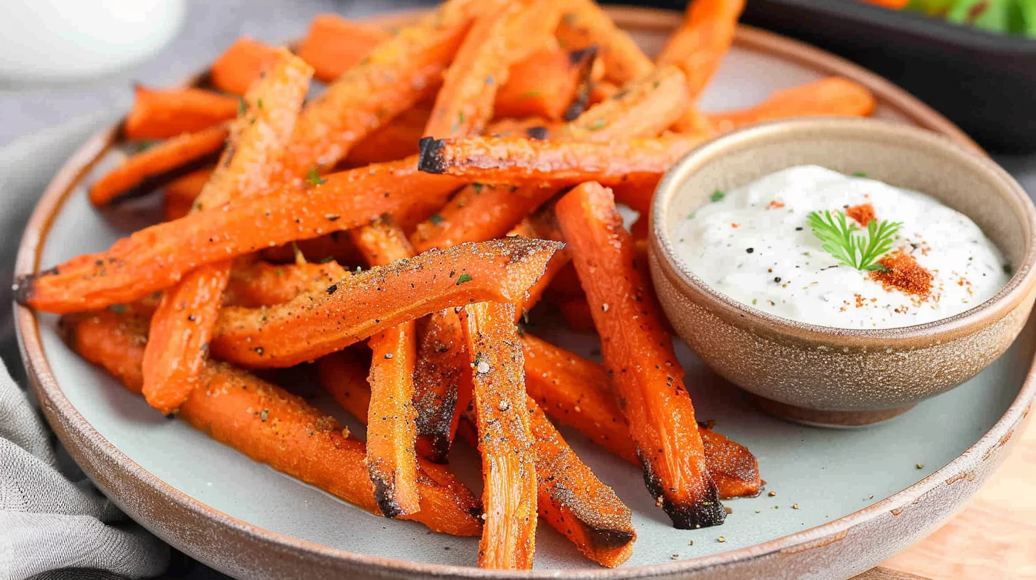 Easy Crispy Air Fryer Carrot Fries