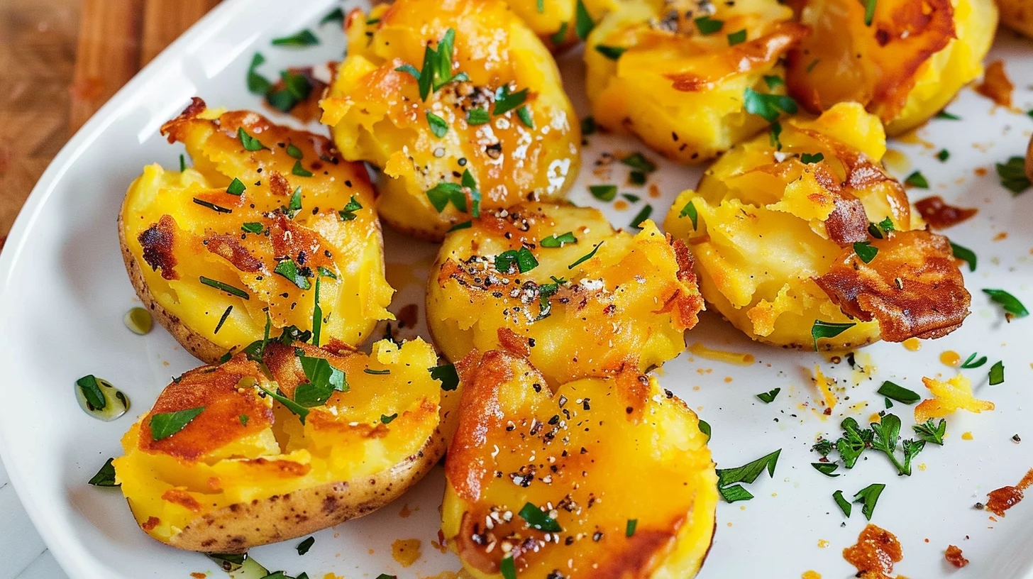 Easy Smashed Crispy Potatoes