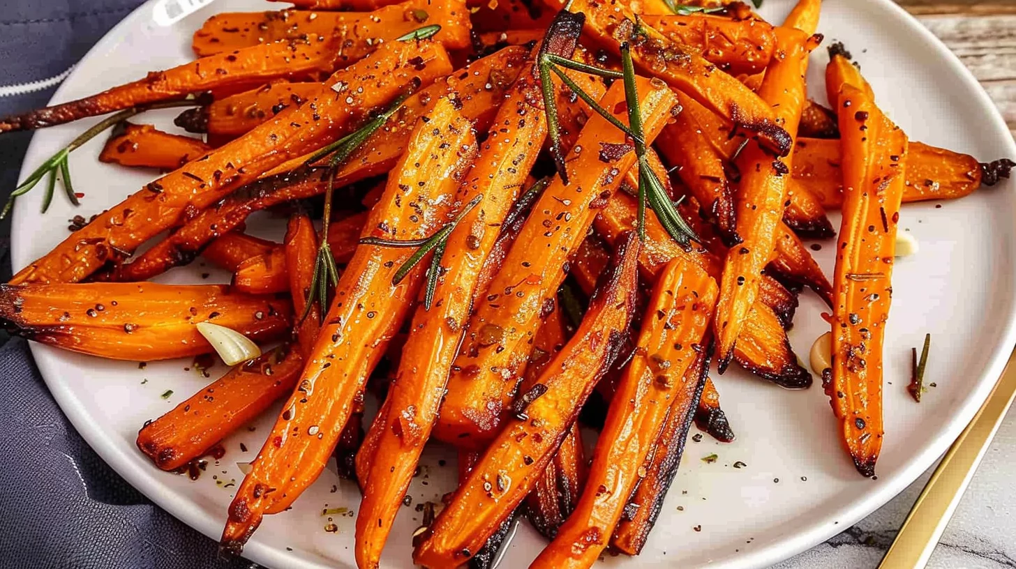 Garlic Air Fryer Carrots