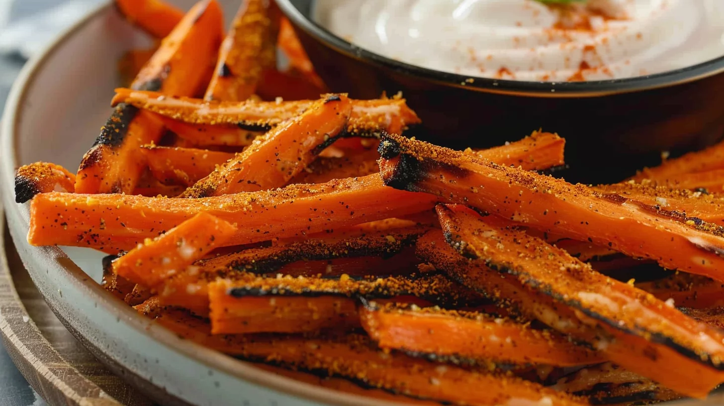 Healthy Air Fryer Carrot Fries