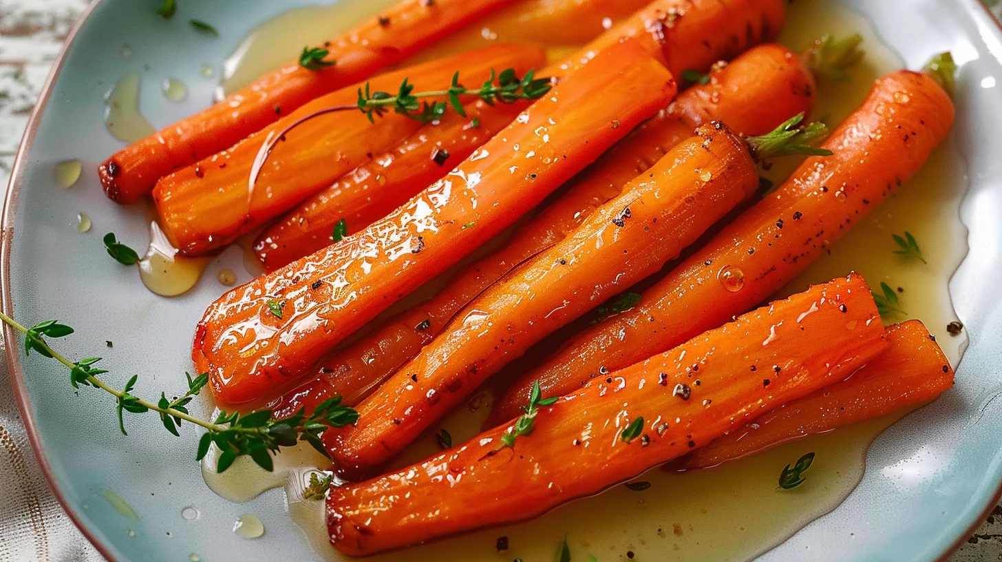 Honey Glazed Air Fryer Carrots