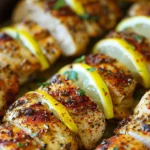 Lemon Garlic Air Fryer Chicken Breasts