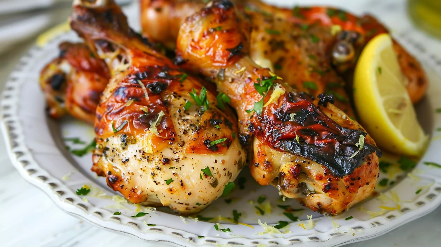 Lemon Garlic Air Fryer Chicken Breasts