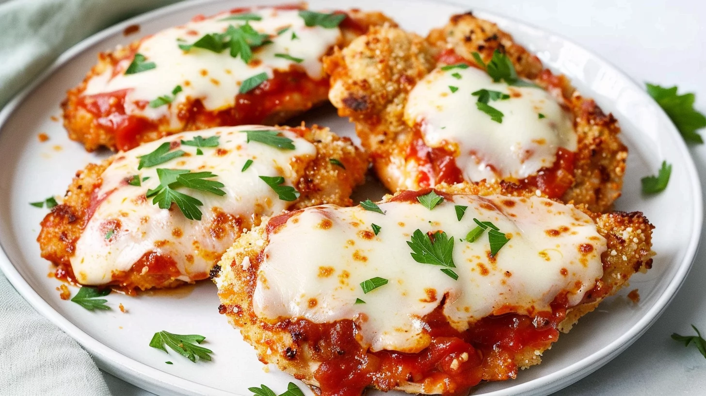 Parmesan Crusted Air Fryer Chicken Breast