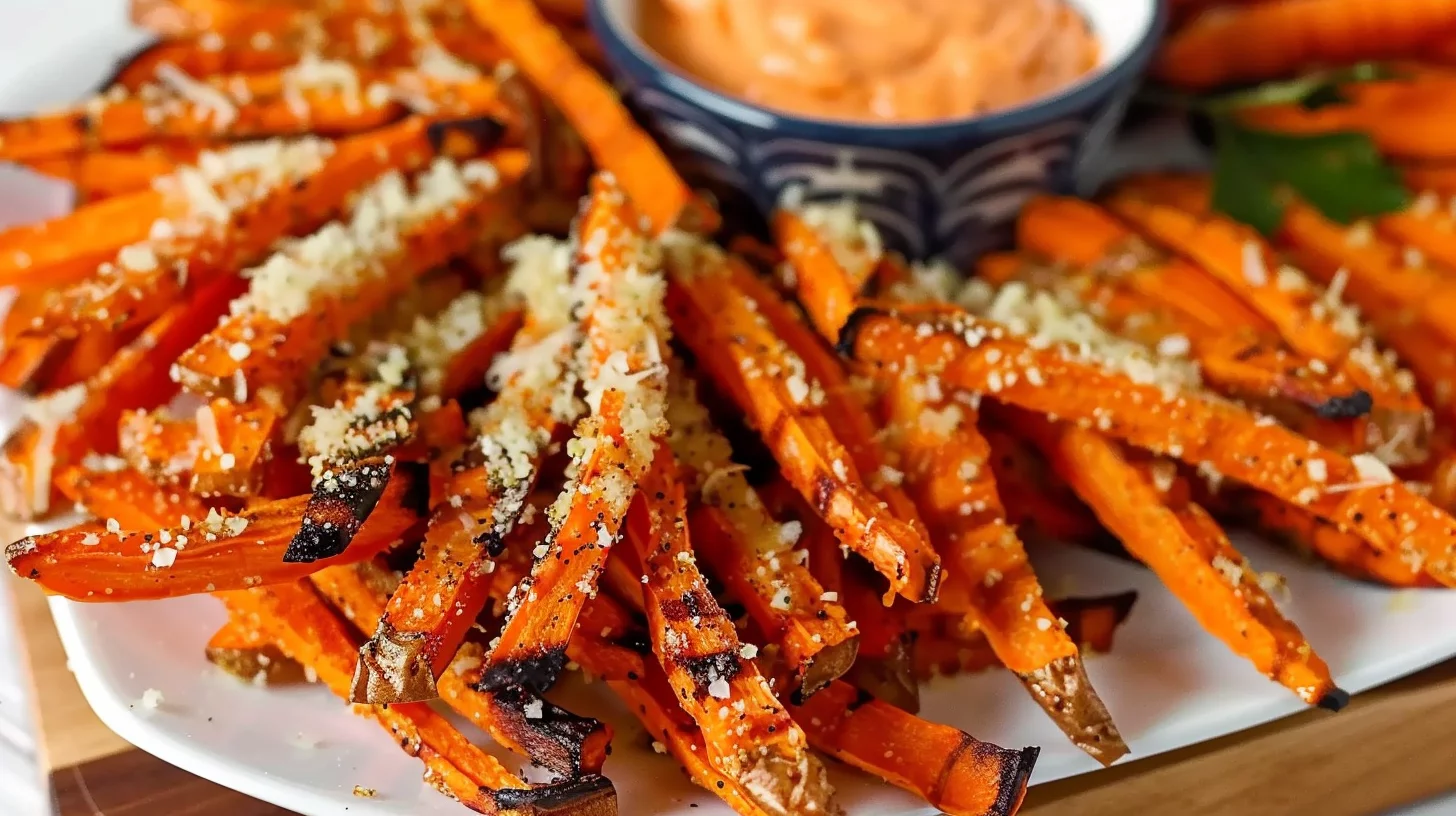 Parmesan Roasted Carrot Fries