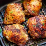 Perfect Air Fryer Chicken Thighs