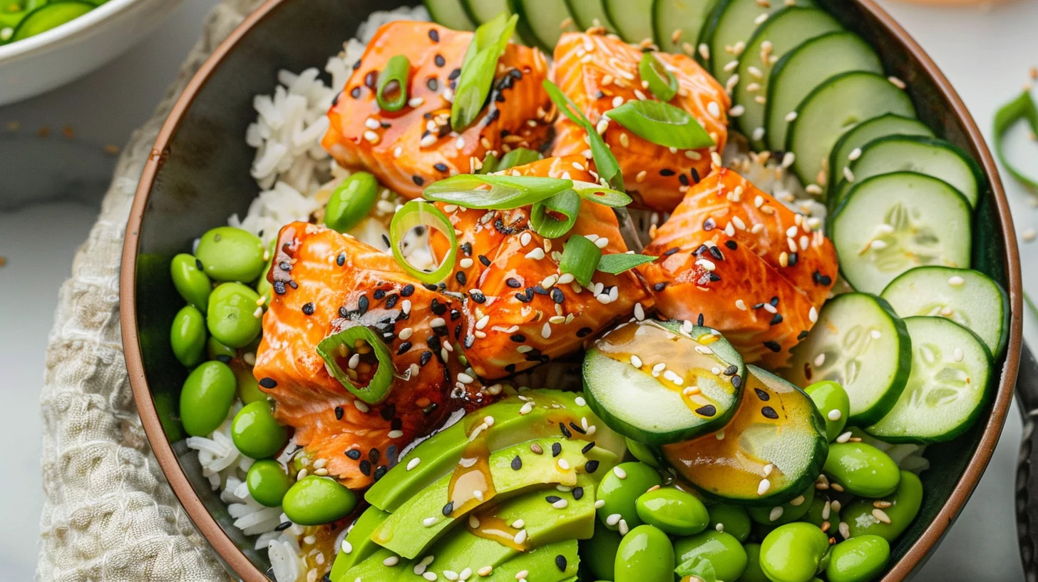 Salmon Bites Bowls Air Fryer