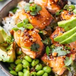 Salmon Bites With Chili Crisp Air Fryer