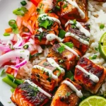 Salmon Bites With Spicy Mayo Air Fryer