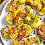 Smashed Creamer Potatoes