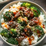 Sticky Chicken Rice Bowls Recipe