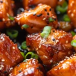 Sticky Salmon Bites Air Fryer