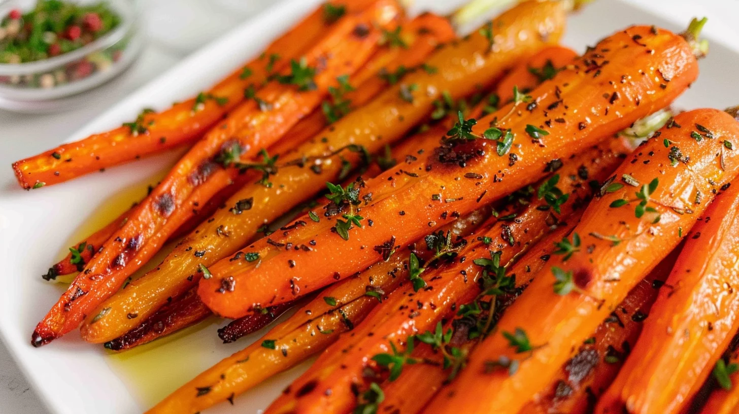 Vegan Herb Air Fryer Carrots