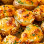 Viral Crispy Garlic Parmesan Crusted Potatoes