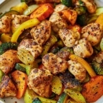 10 Minute Air Fryer Chicken and Veggies Mix