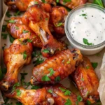 15 Minute Ranch Air Fryer Chicken Wings