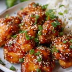 20 Minute Asian Air Fryer Sesame Chicken Feast