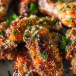 20 Minute Garlic Parmesan Air Fryer Wings