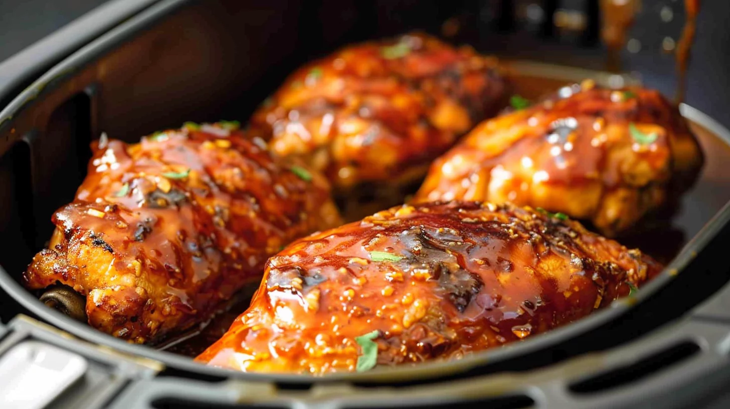 Air Fryer Maple Glazed Chicken Breast Glaze
