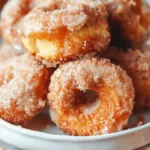 Air Fryer Apple Cider Donut Holes No-Yeast