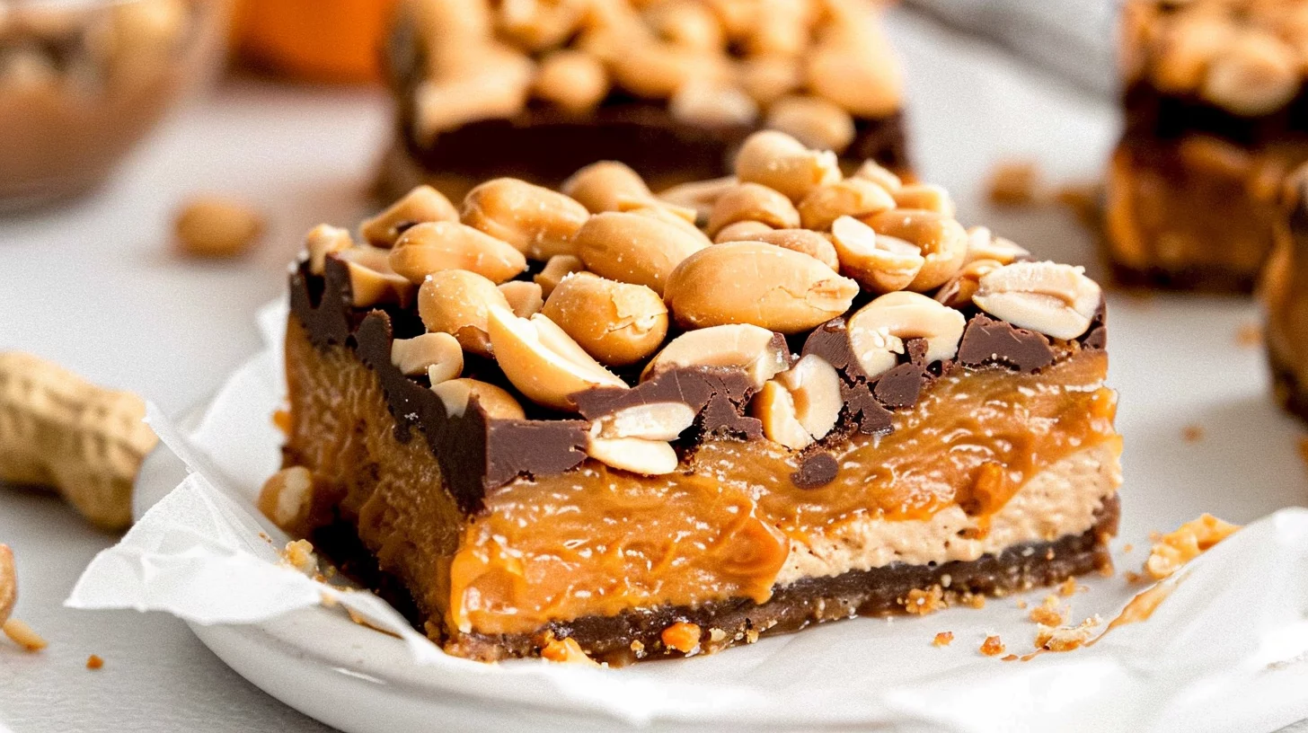 Air Fryer Caramel Pumpkin Cheesecake Bars