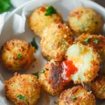 Air Fryer Cheesy Potato Bites