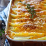 Air Fryer Cheesy Scalloped Potatoes